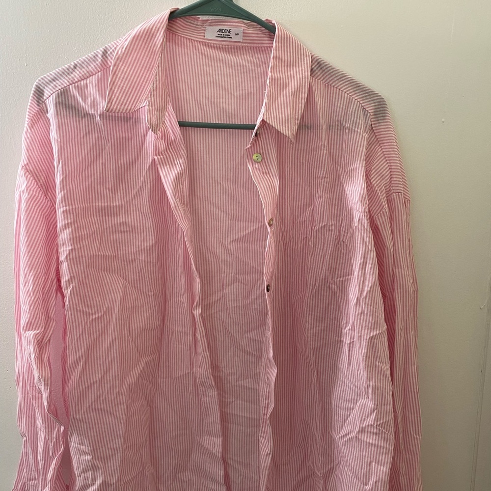 Women’s Pink Striped Shirt